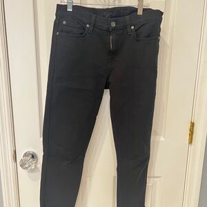 7 For All Mankind Dark Charcoal Skinny Jeans